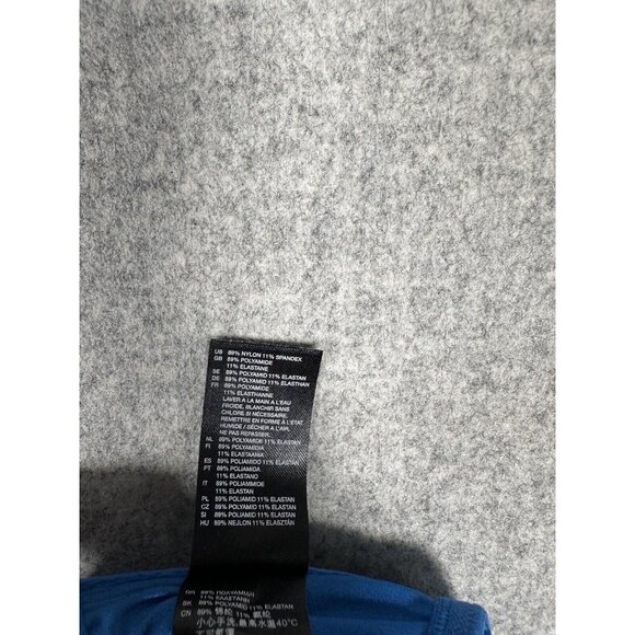 H&M 34D Bra Blue Satin Look Back Closure Adjustable Underwire Smooth Womens - Picture 11 of 12